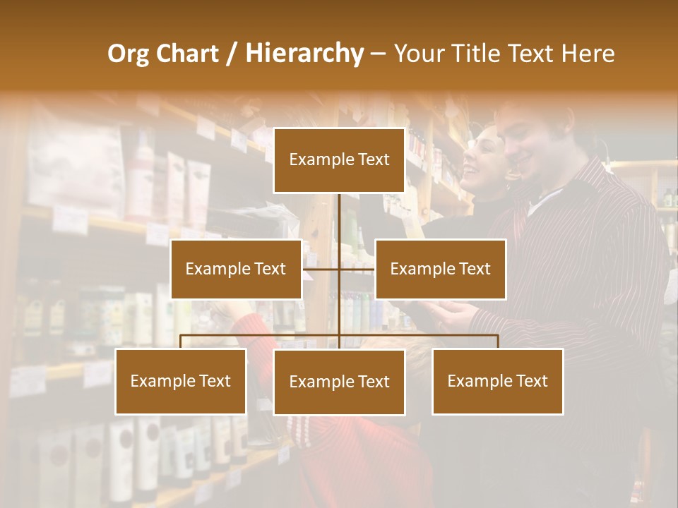 Family In Healthcare Shop PowerPoint Template