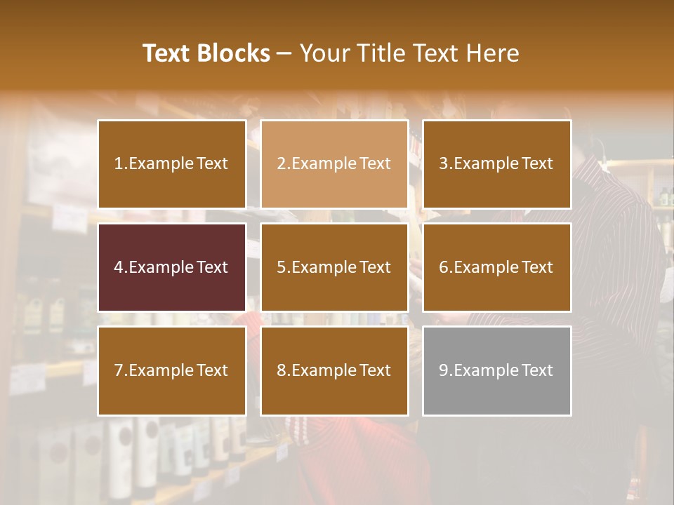 Family In Healthcare Shop PowerPoint Template