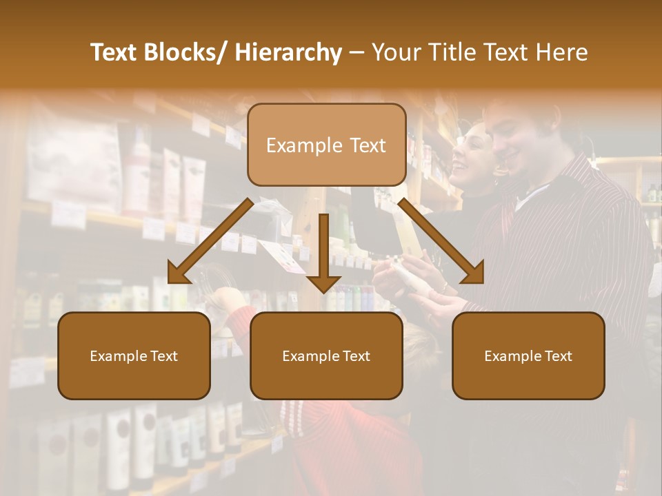 Family In Healthcare Shop PowerPoint Template