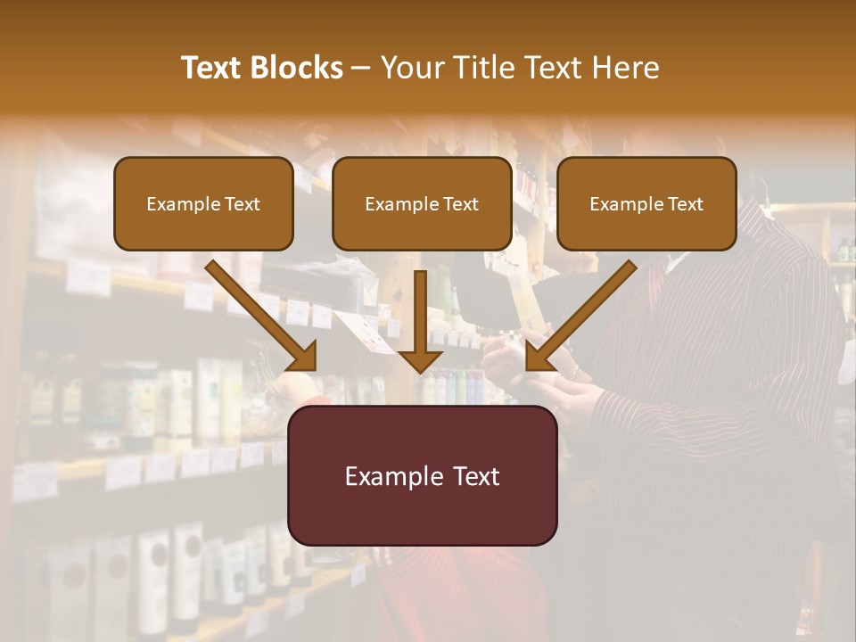 Family In Healthcare Shop PowerPoint Template