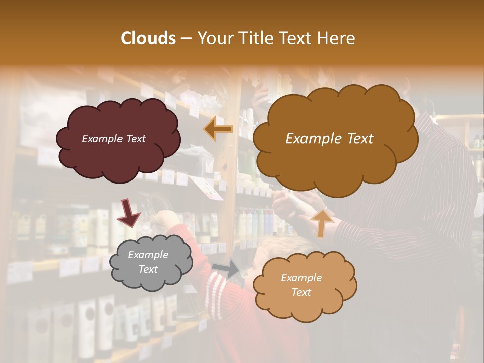 Family In Healthcare Shop PowerPoint Template