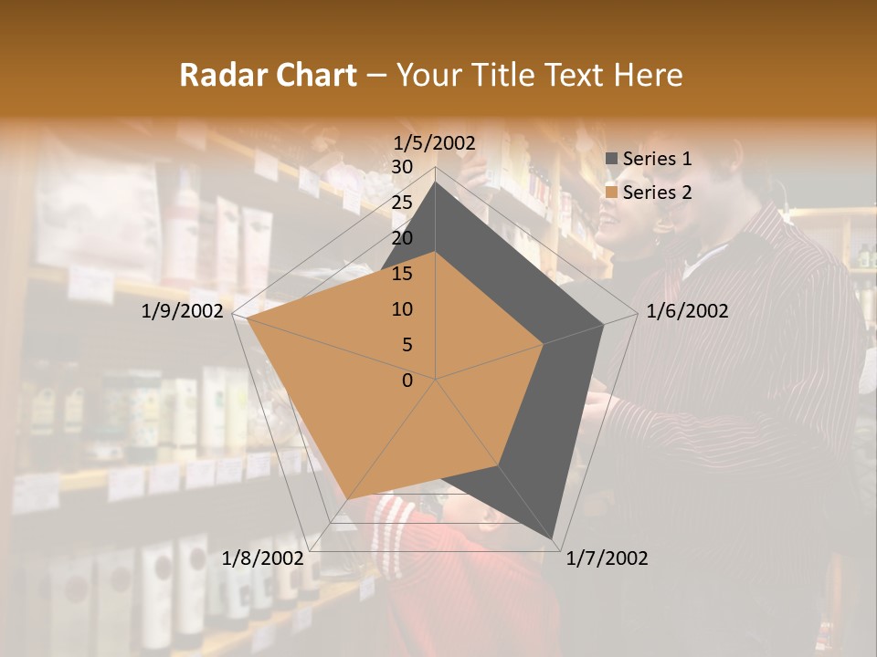 Family In Healthcare Shop PowerPoint Template