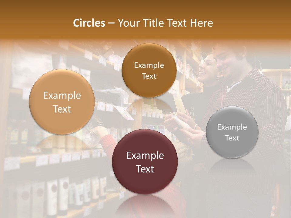 Family In Healthcare Shop PowerPoint Template