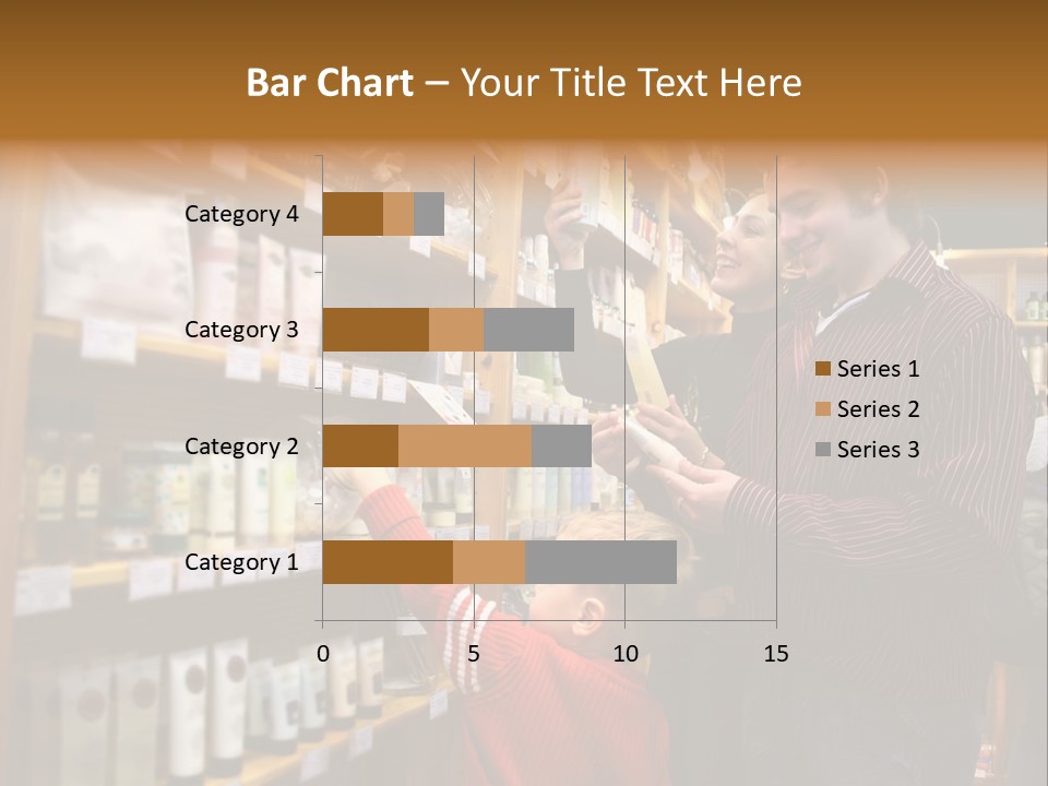 Family In Healthcare Shop PowerPoint Template