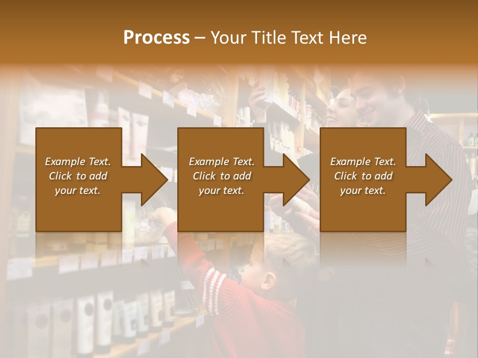Family In Healthcare Shop PowerPoint Template