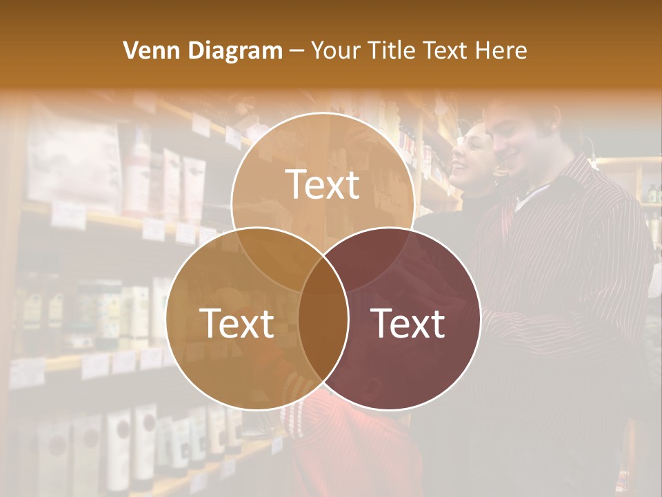 Family In Healthcare Shop PowerPoint Template