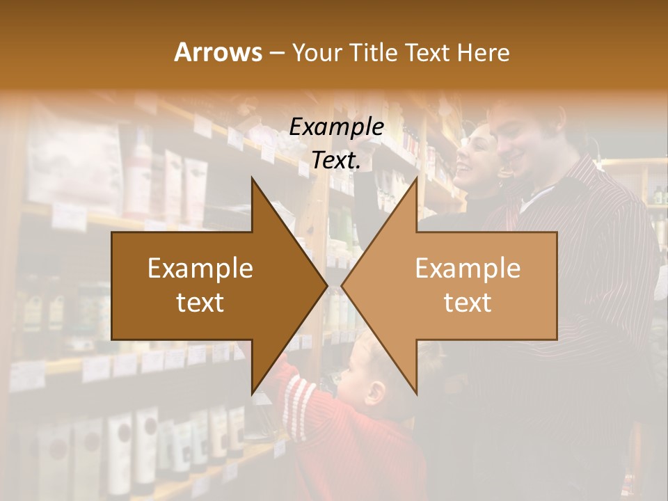 Family In Healthcare Shop PowerPoint Template