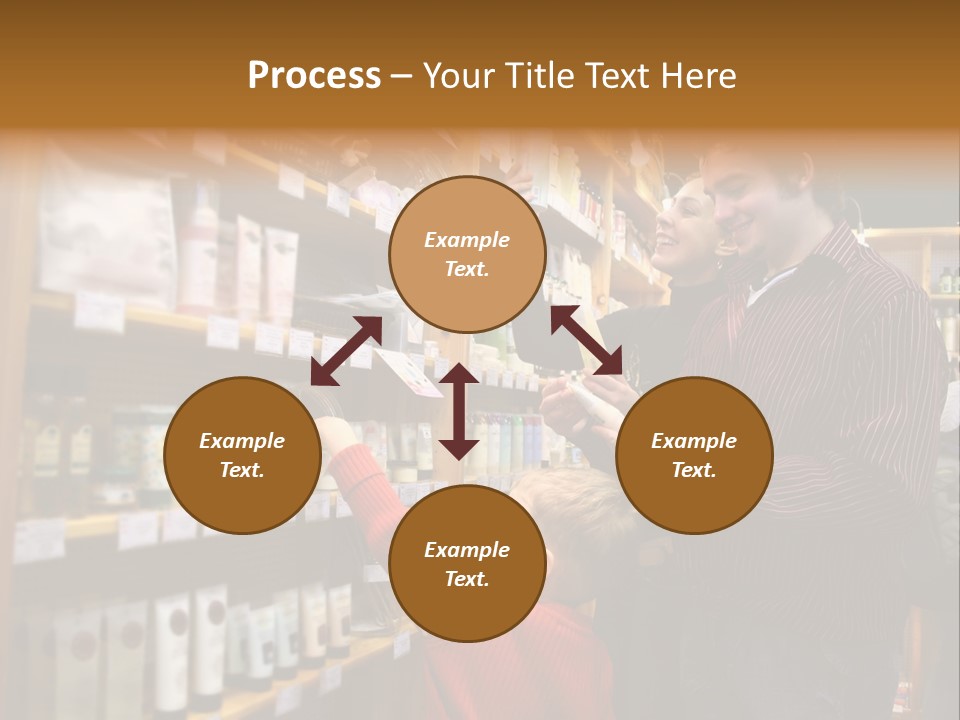 Family In Healthcare Shop PowerPoint Template