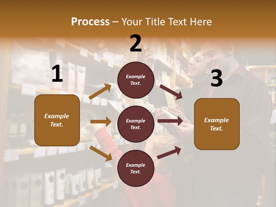 Family In Healthcare Shop PowerPoint Template