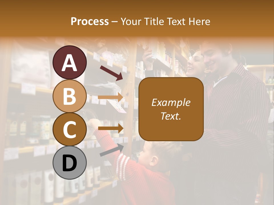 Family In Healthcare Shop PowerPoint Template
