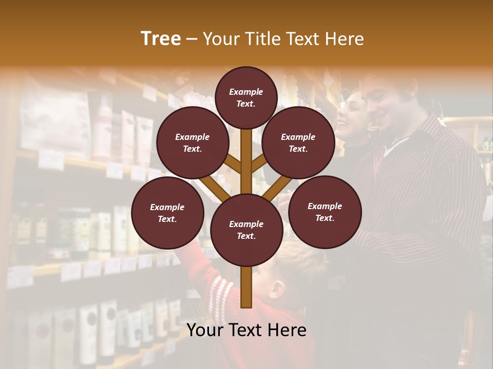 Family In Healthcare Shop PowerPoint Template