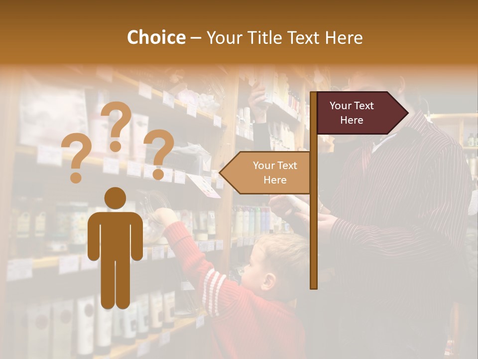 Family In Healthcare Shop PowerPoint Template