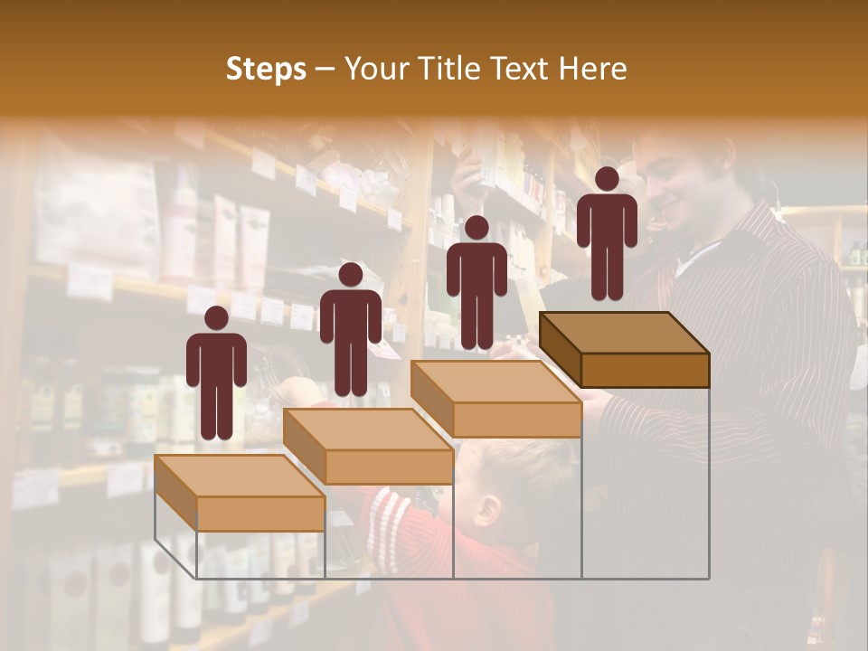 Family In Healthcare Shop PowerPoint Template