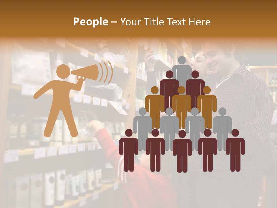 Family In Healthcare Shop PowerPoint Template