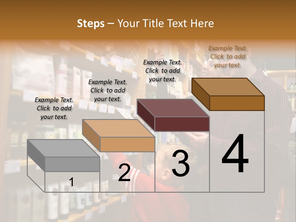 Family In Healthcare Shop PowerPoint Template