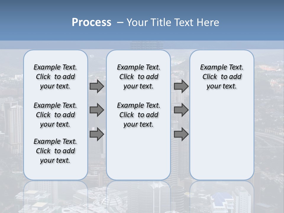 Aerial View Of The Landscape Around The Petronas Twin Towers In Kuala Lumpur, Malaysia. PowerPoint Template