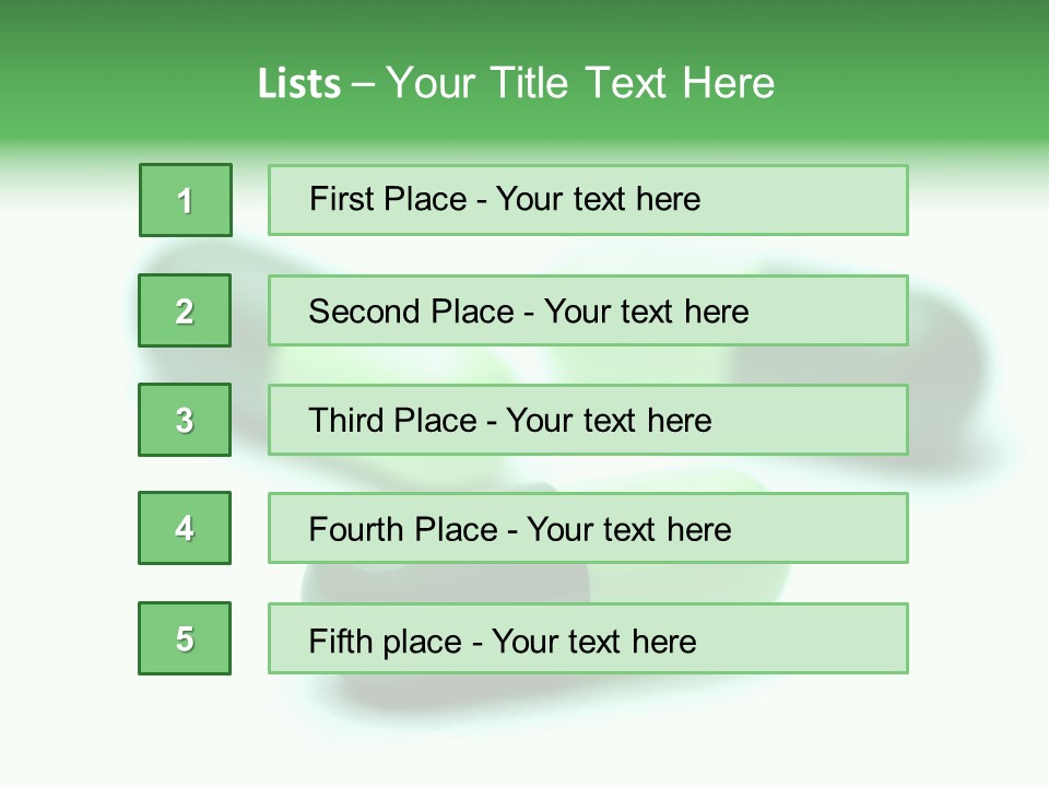 Green Capsule 1 PowerPoint Template