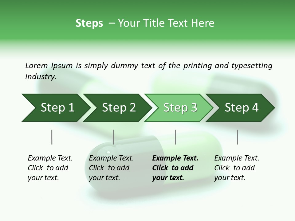 Green Capsule 1 PowerPoint Template