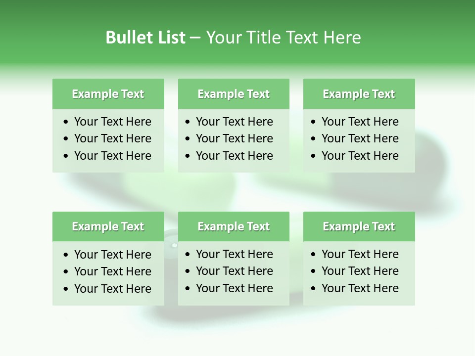 Green Capsule 1 PowerPoint Template