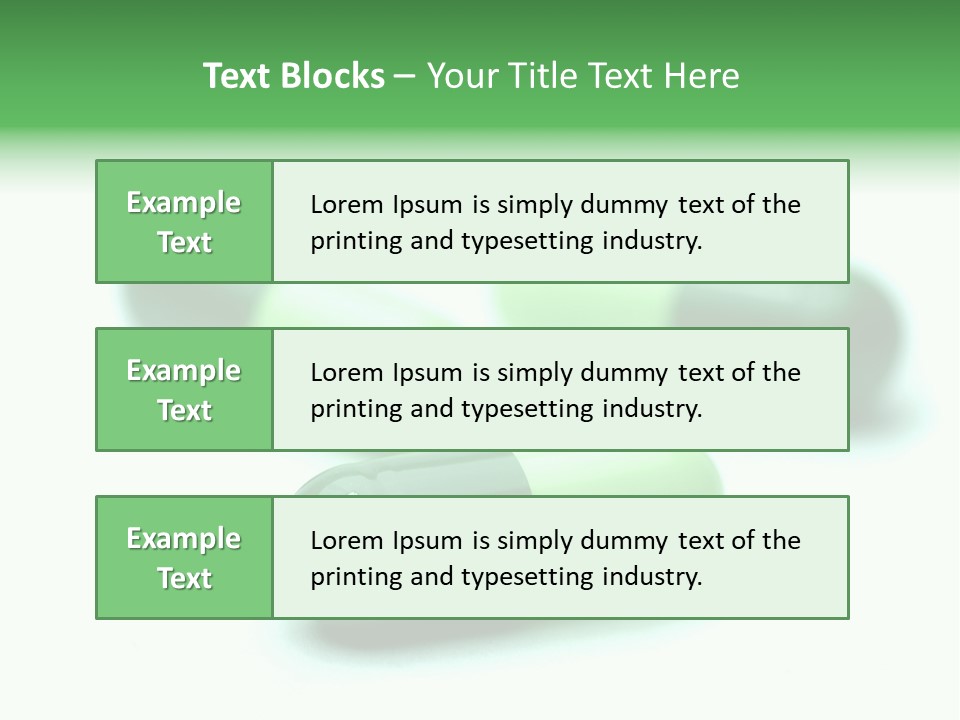 Green Capsule 1 PowerPoint Template