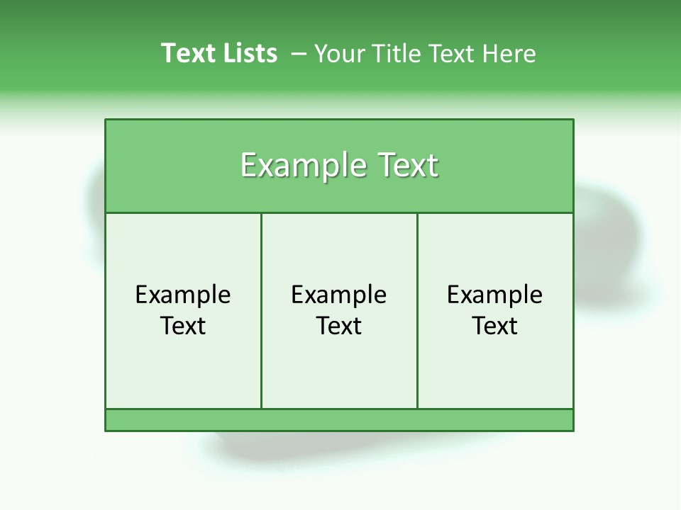 Green Capsule 1 PowerPoint Template