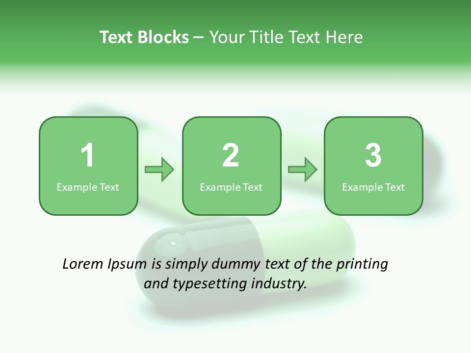 Green Capsule 1 PowerPoint Template