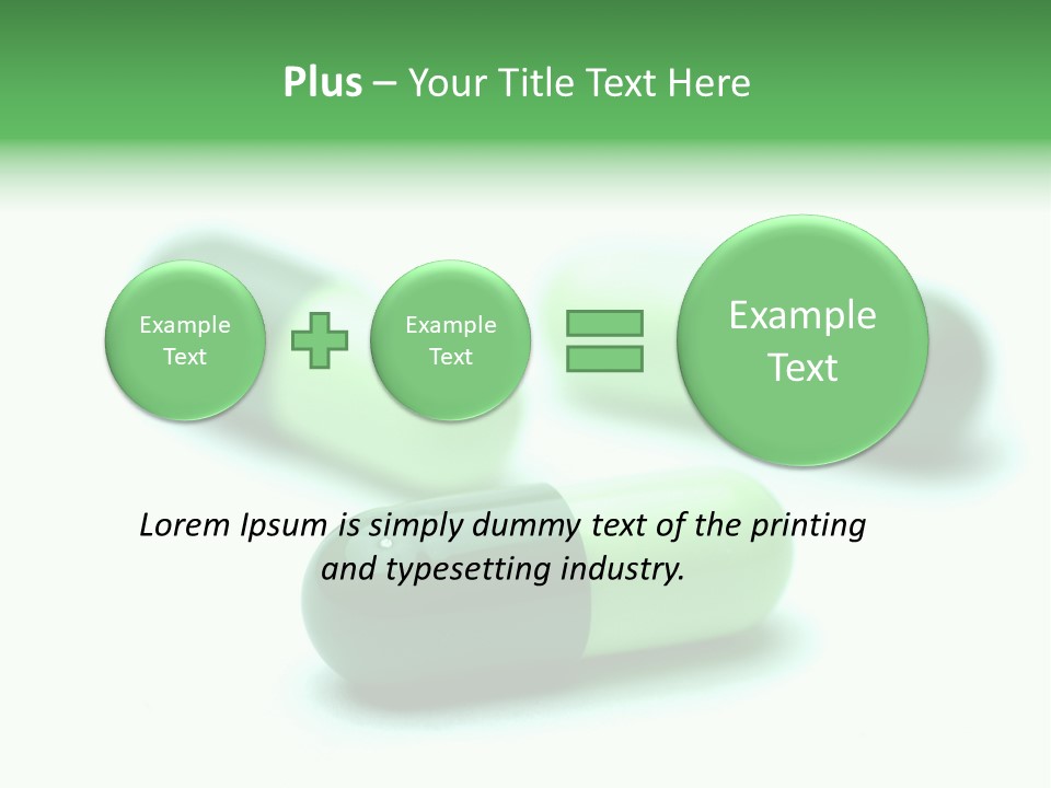 Green Capsule 1 PowerPoint Template