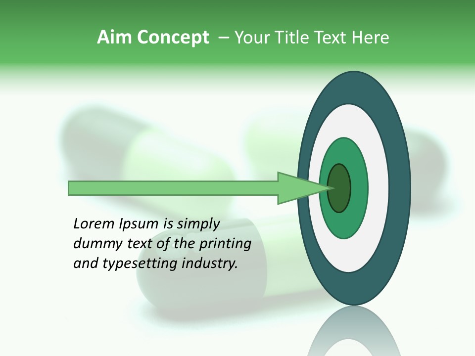 Green Capsule 1 PowerPoint Template