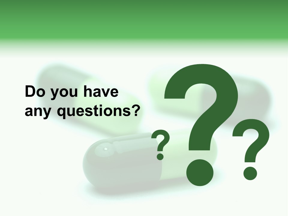 Green Capsule 1 PowerPoint Template