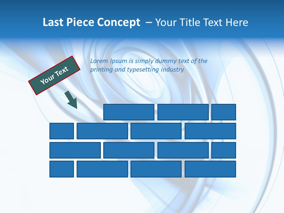 Abstract Blue Futuristic Background Texture PowerPoint Template