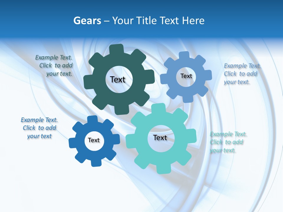 Abstract Blue Futuristic Background Texture PowerPoint Template