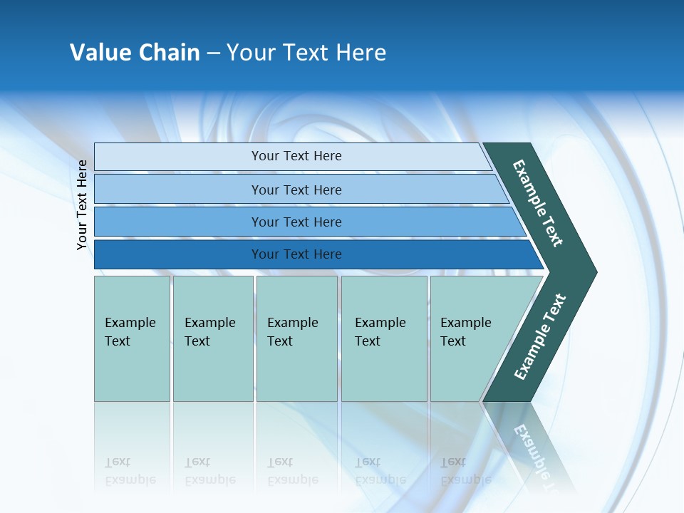 Abstract Blue Futuristic Background Texture PowerPoint Template