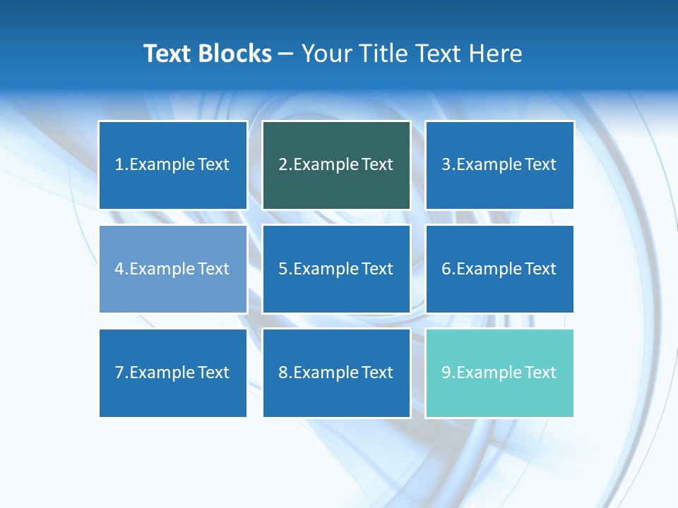 Abstract Blue Futuristic Background Texture PowerPoint Template