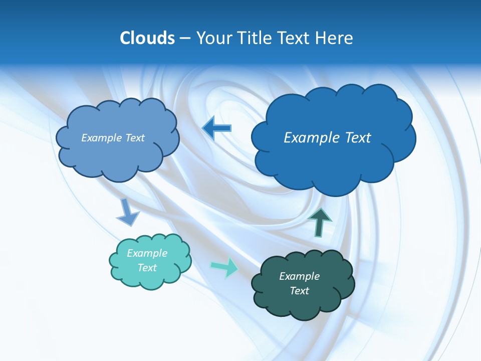 Abstract Blue Futuristic Background Texture PowerPoint Template