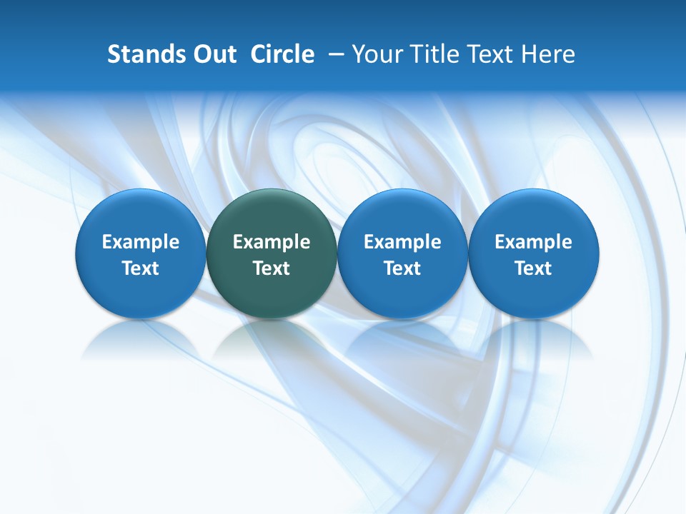 Abstract Blue Futuristic Background Texture PowerPoint Template