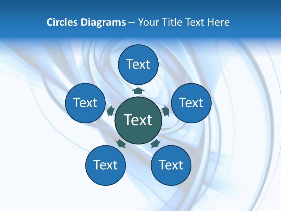 Abstract Blue Futuristic Background Texture PowerPoint Template