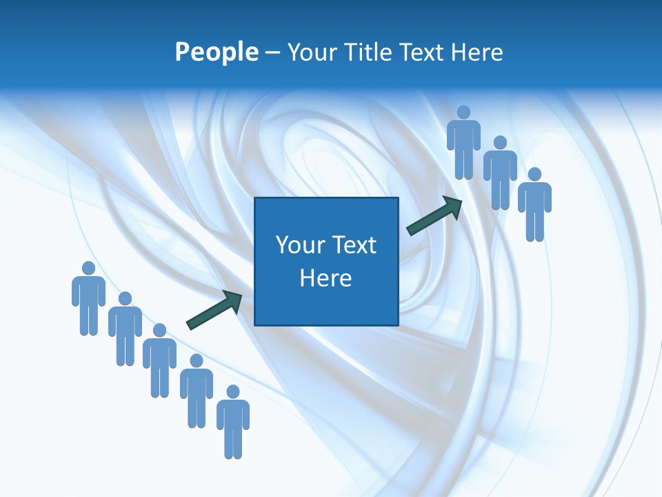 Abstract Blue Futuristic Background Texture PowerPoint Template