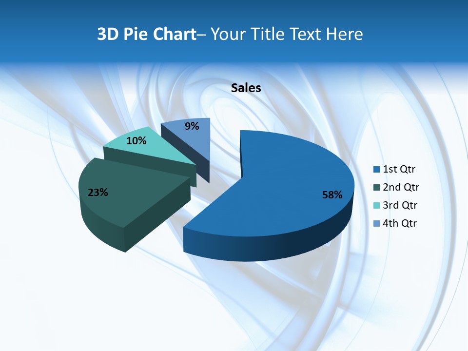 Abstract Blue Futuristic Background Texture PowerPoint Template