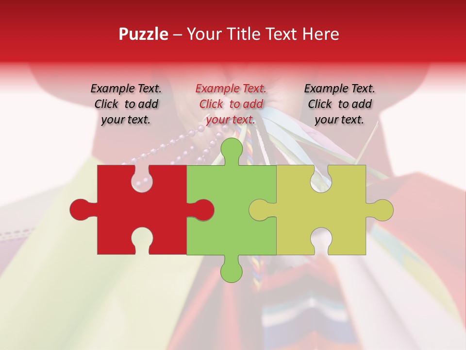 A Woman Holding Several Colorful Shopping Bags PowerPoint Template