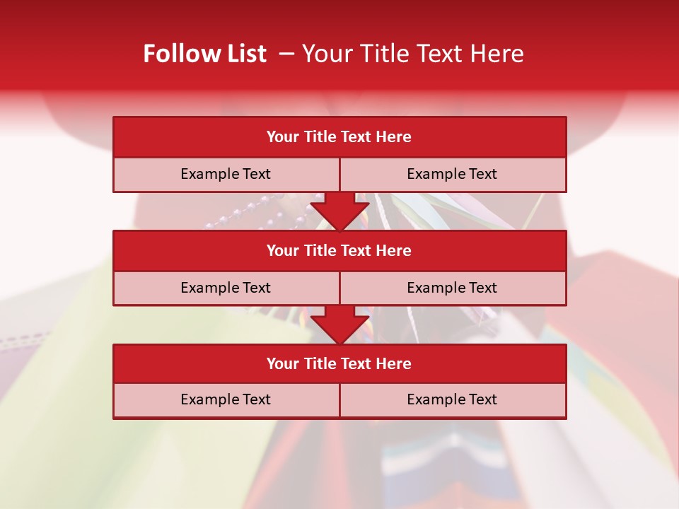 A Woman Holding Several Colorful Shopping Bags PowerPoint Template