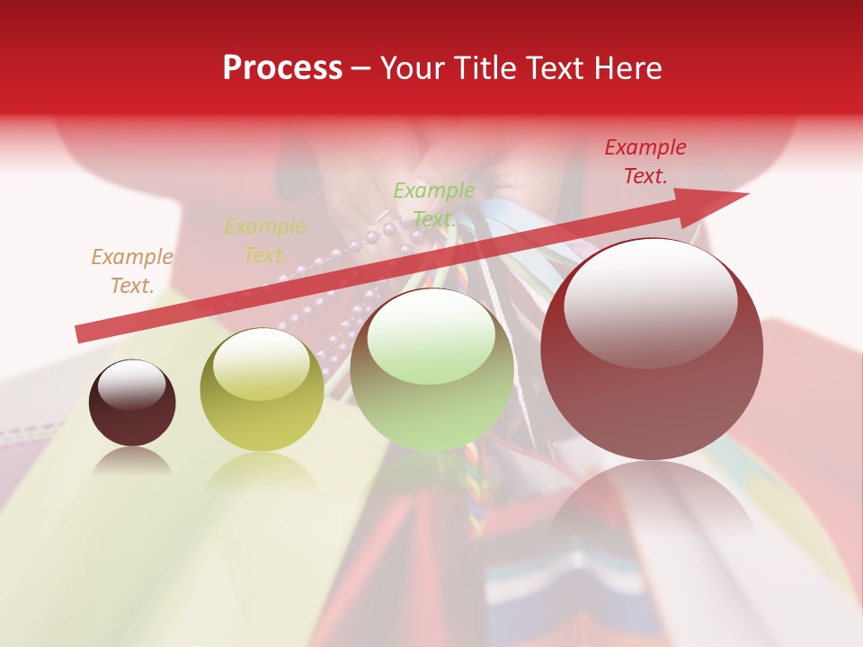 A Woman Holding Several Colorful Shopping Bags PowerPoint Template