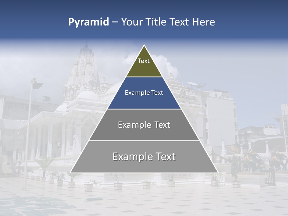 A Large White Building With A Fountain In Front Of It PowerPoint Template