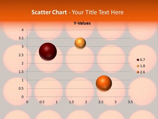 5X5 Orange Grid PowerPoint Template