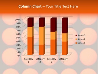 5X5 Orange Grid PowerPoint Template