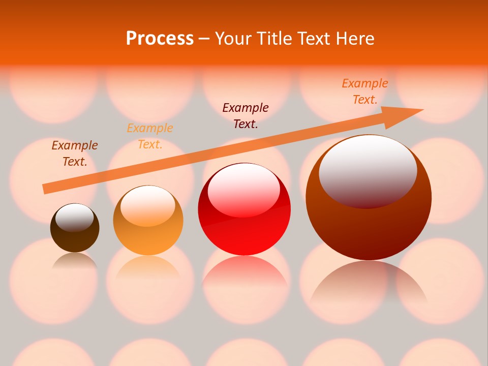 5X5 Orange Grid PowerPoint Template