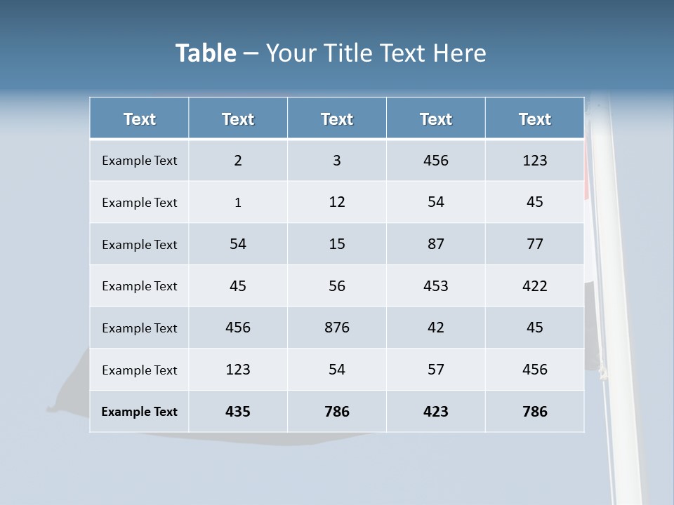 The Flag Of The Country Of Jordan Is Flying In The Sky PowerPoint Template