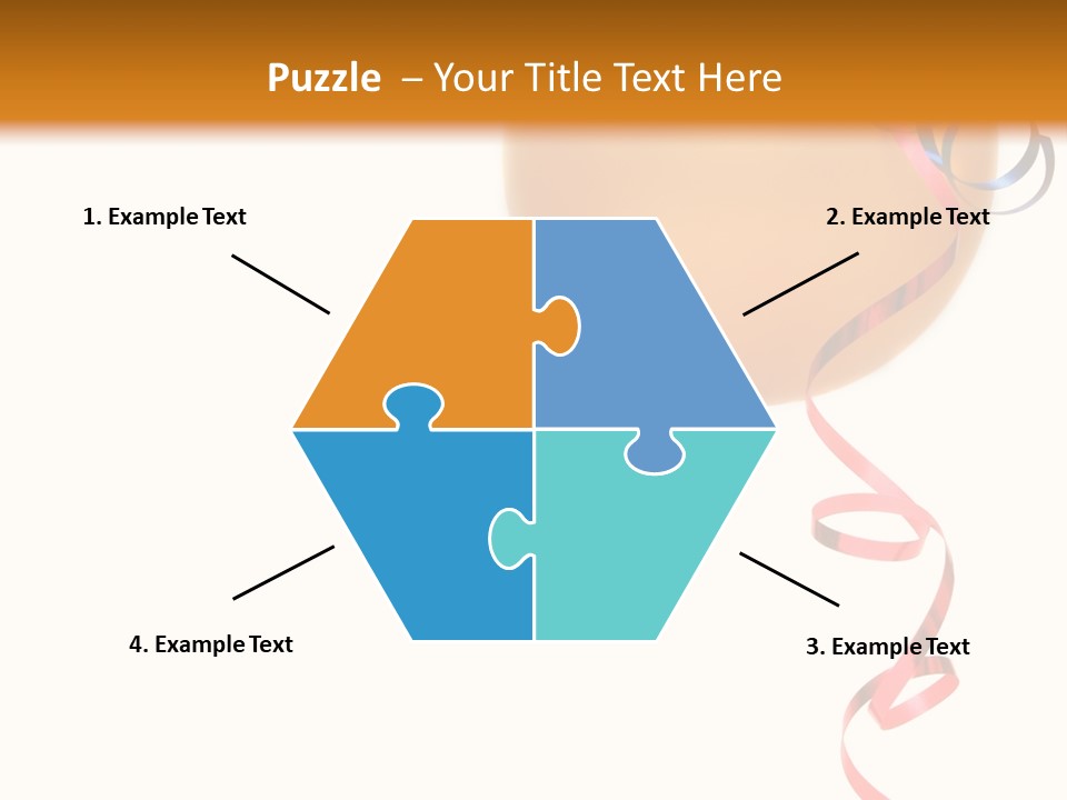 Colorful Balloons On A White Background PowerPoint Template