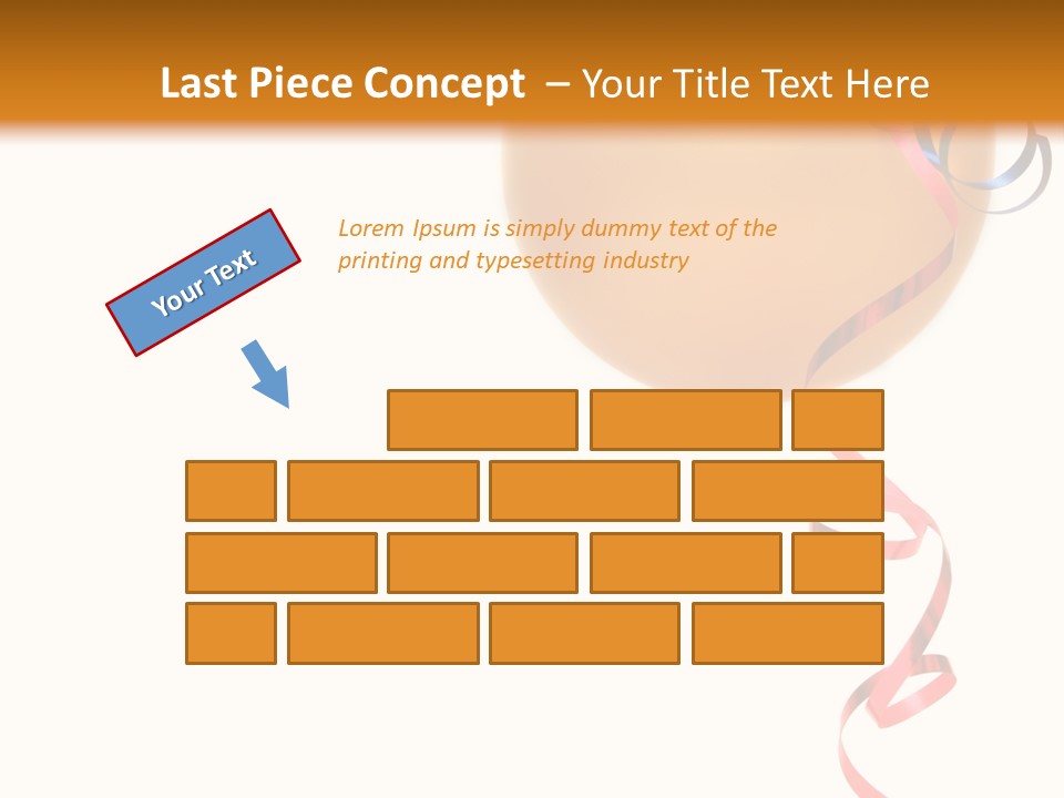 Colorful Balloons On A White Background PowerPoint Template