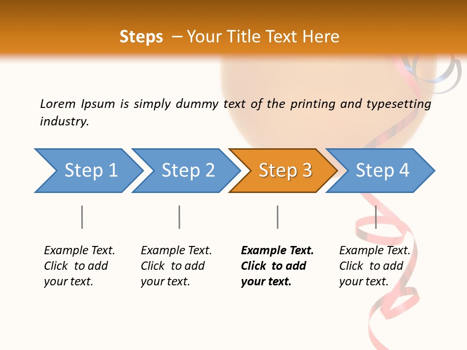 Colorful Balloons On A White Background PowerPoint Template