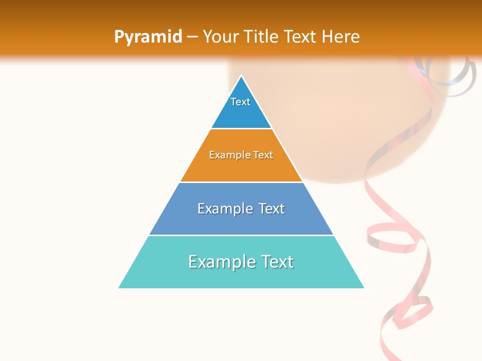 Colorful Balloons On A White Background PowerPoint Template